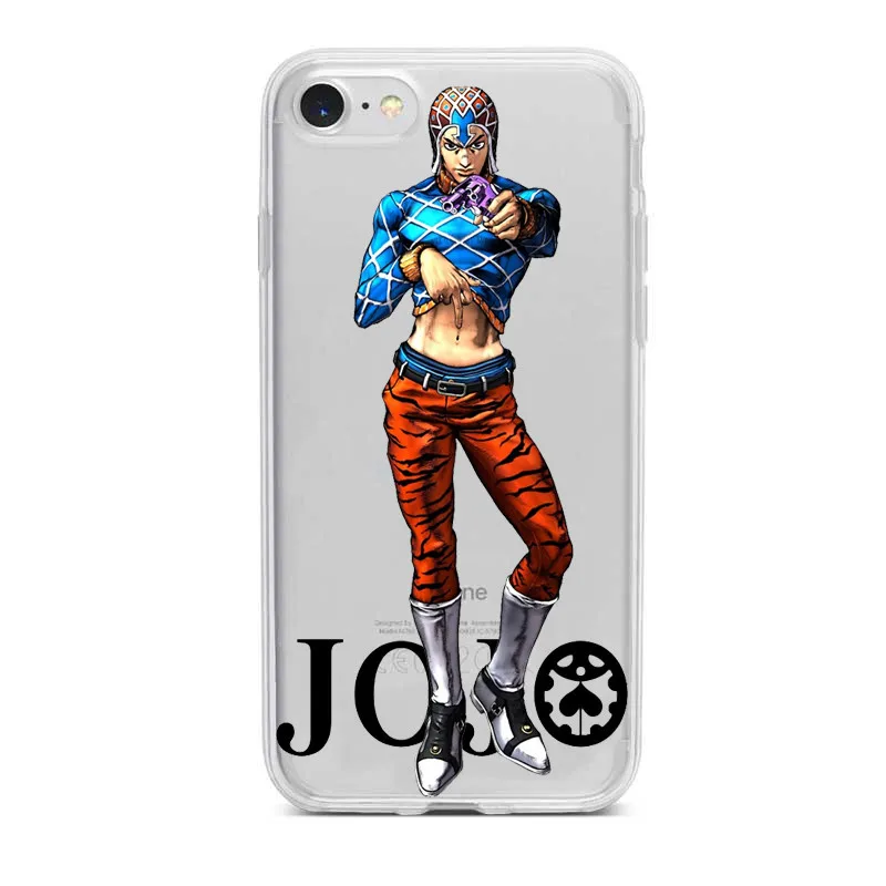 JOJO'S невероятное приключение более неба JoJo аниме чехол для принципиально Iphone 11 11pro 11» бетонный завод Xr Xs Max X 6 7 8 Plus SE 5 задняя крышка - Цвет: TPU