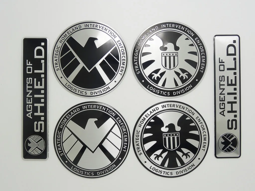 S. I. E.L.D. Бампер Декоративные Стикеры для автомобилей стикер автомобиля s классные наклейки на автомобиль металлический модифицированный Стандартный значок орла