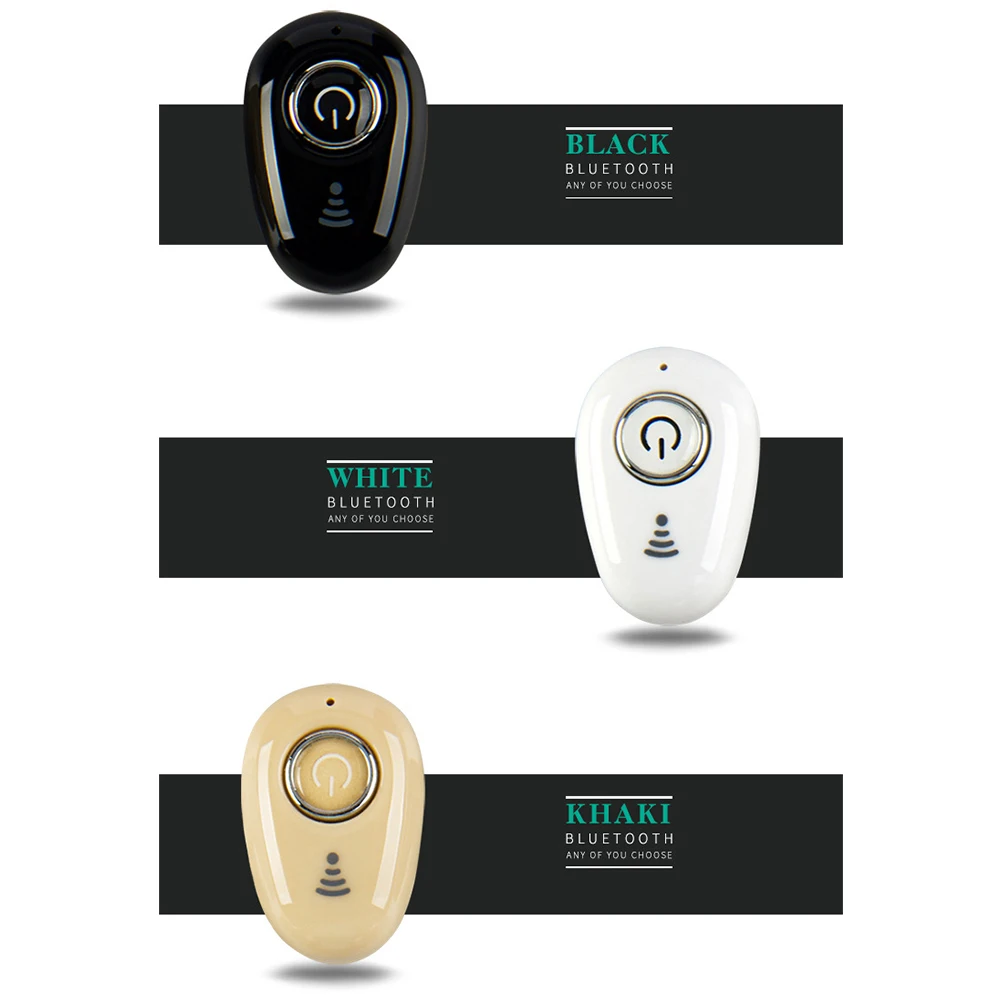 Портативные мини наушники S650 Bluetooth 4 1 с микрофоном звонки в режиме громкой связи