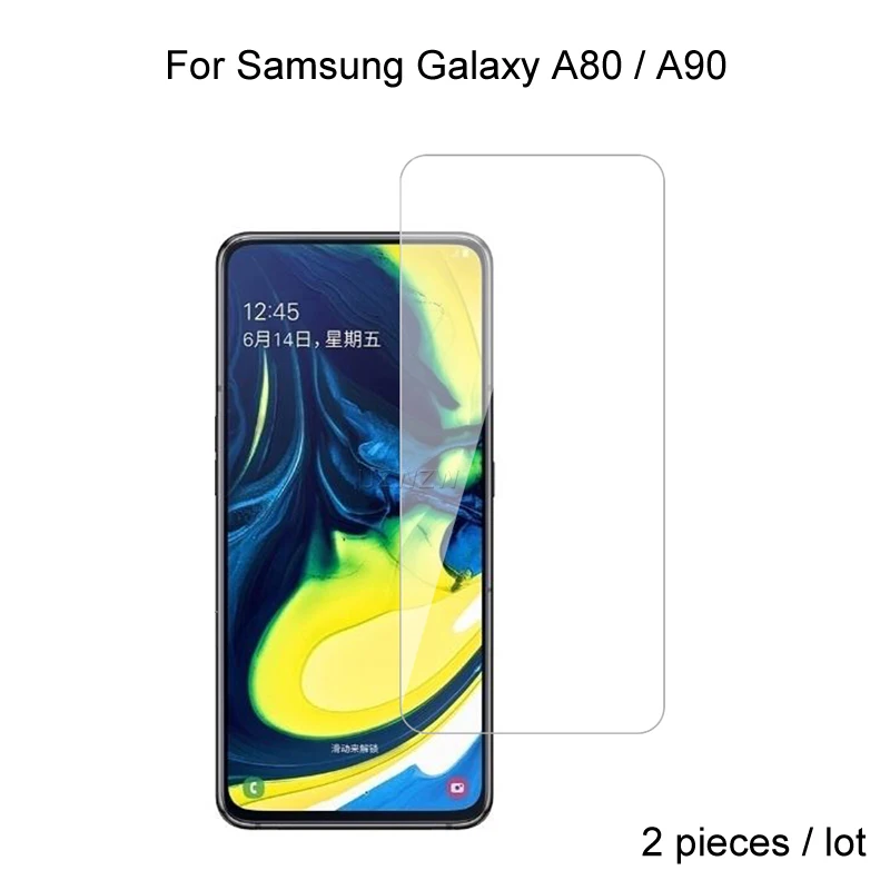 

2pcs Premium Tempered Glass For Samsung Galaxy A80 A90 Protective Tempered Glass Screen Protector For Samsung A90 A80 Glass