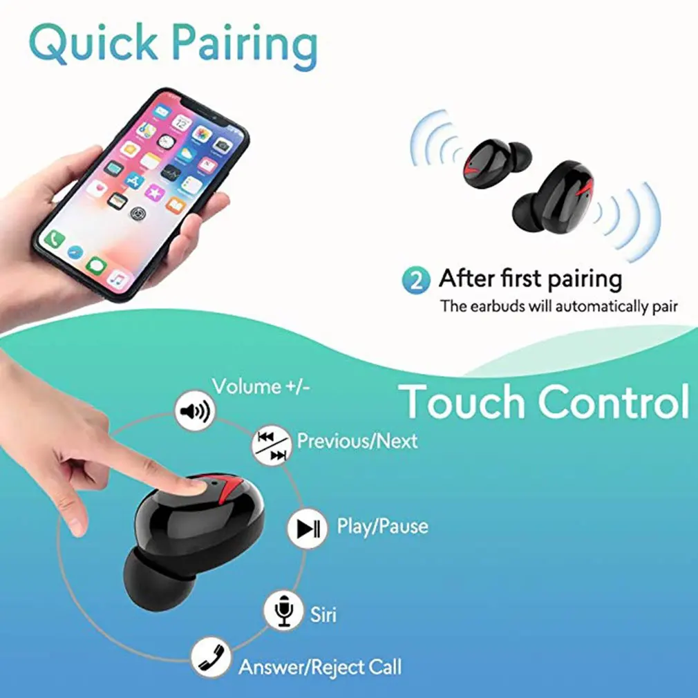 R10 Mini Headphones 5.0 Digital Display Wireless Earphones Tws Earbuds Business Call Sports Headphones