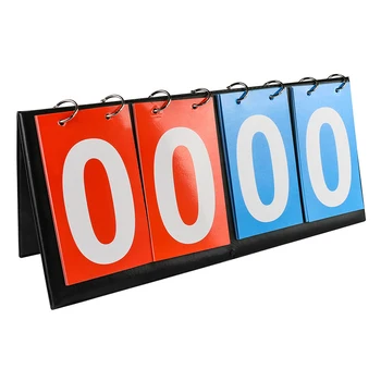 

Portable 4-Digit Scoreboard Sports Basketball Tennis Tabletop Score Keeper tools