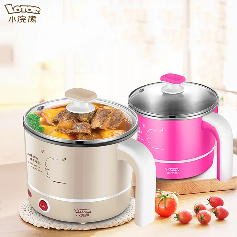 

Electric Multi Cooker Mini Fry Pan Noodle Cooker Pot Hotpot Multicooker Kitchen Appliance Cooking Skillet Egg Steamer Soup 220V