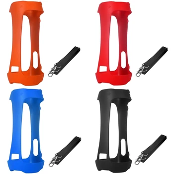

Silicone Case Cover with Strap Carabiner for JBL Pulse 4 Bluetooth Speaker