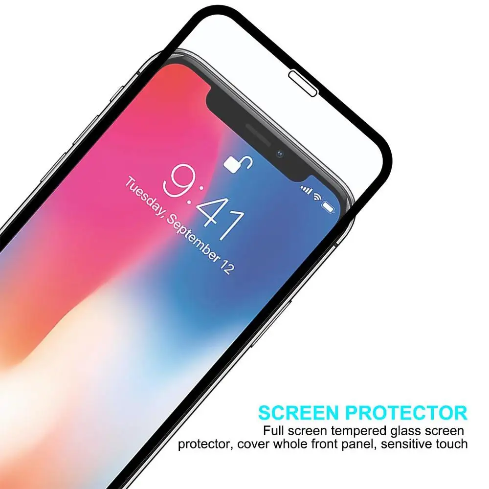 2 шт защитное закаленное стекло для iphone 11/iphone 11 Pro/iphone 11 Pro Max полное покрытие 9H 10D Закаленное стекло протектор экрана