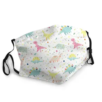 

Dinosaur Cartoon Non-Disposable Face Mask Anti Bacterial Dustproof Mask Protection Mask Respirator Mouth Muffle