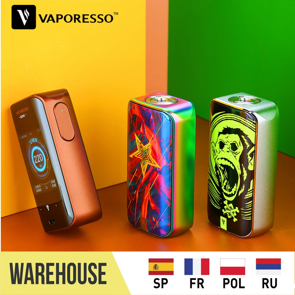 Оригинальный Vaporesso Luxe 220 Вт сенсорный экран TC MOD с 2 0 дюймовым сенсорным экраном и
