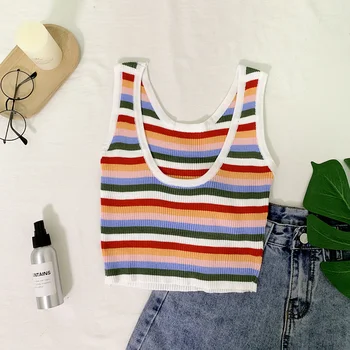 

Condole Belt Wearing Sleeveless Bump Color Of Cultivate One's Morality Show Hilum Of Tall Waist Short Paragraph