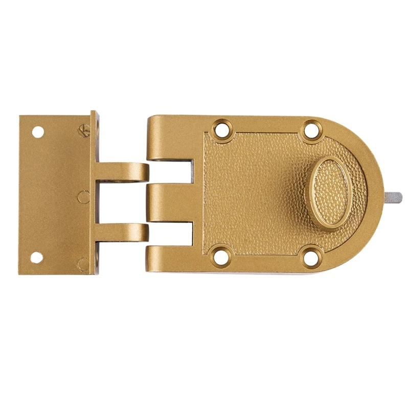 

Single Cylinder Rim Door Locks with Keyed Night Gate Door Entrance,Gold Finish Promotion