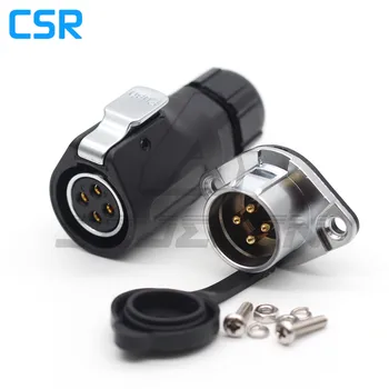 

XHP20 , 2 3 4 5 6 7 8 9 10 12 Pin Waterproof connector IP65 male & female Flange Panel Mount Connectors