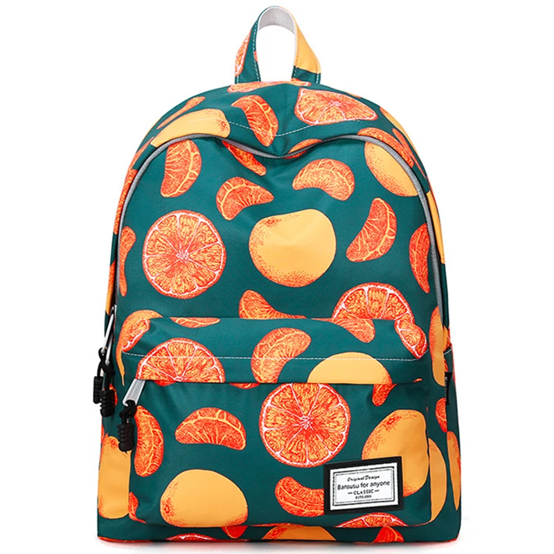 

Womens Backpack for Girls Stylish School Bag Mochila Escolar Feminina Ladies Canvas Bookbag Water-resistant 14 15.6'' Laptopbag