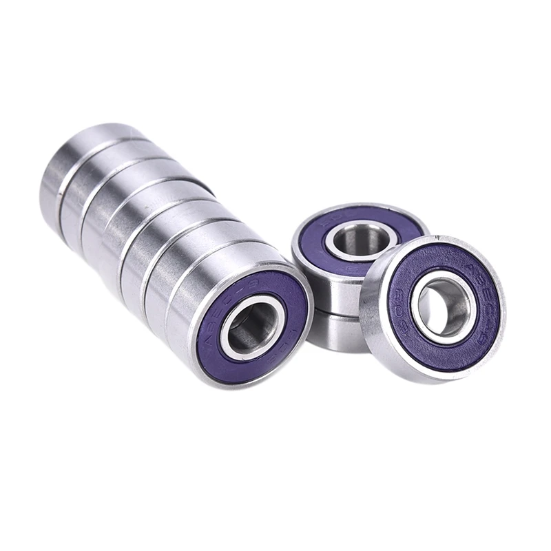 10 шт./компл. фиолетовый ABEC 9 подшипники высокой эффективности роликовые коньки