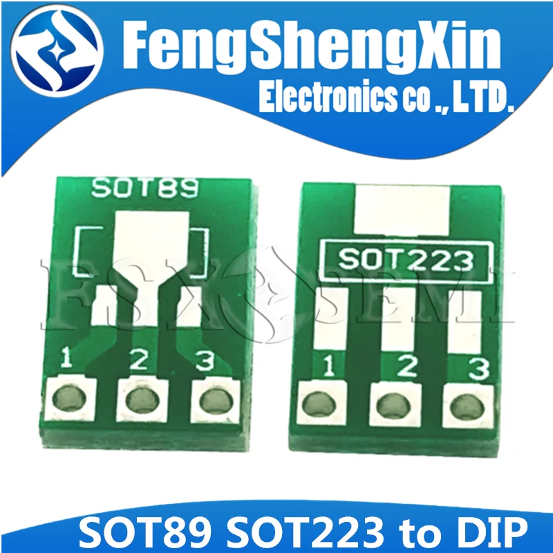 100 шт./лот SOT89 SOT223 для DIP передачи платы Pin плата шаг адаптера keysets PCB