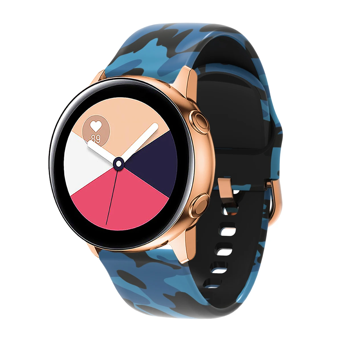 20 мм силиконовый ремешок для часов samsung Galaxy Watch Active 42 мм gear Sport S2 для Amazfit ремень Correa для женщин мужчин
