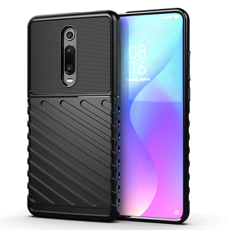 Для Xiao mi 9 T Pro Чехол mi 9 T чехол TPU для 9TPro задний противоударный корпус MOFi Coque 9 T противоударный полный край анти-капля Xiomi - Цвет: Black