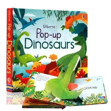 

Peep Inside Pop Up Dinosaurs English Educational 3D Flap Picture Books Baby Children Reading Book