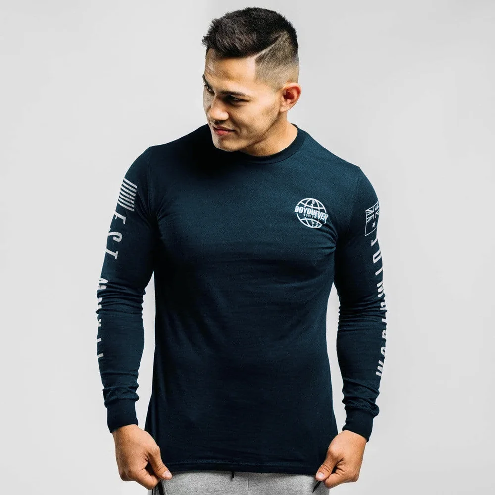 Gym & Fitness Men's Cotton Printed ONeck T Shirt Men's Fitness