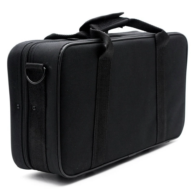 

Black Foam Padded Thicken Oxford Cloth Sotrage Bag Clarinet Box Case With Handle Strap Clarinet Protection Accessories