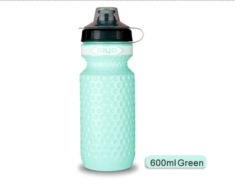GIYO 600 мл бутылка для воды для велоспорта, кемпинга, пешего туризма, велосипедная фляга, уличная чашка для спорта, шоссейного велосипеда, MTB, бутылка для воды для велосипеда