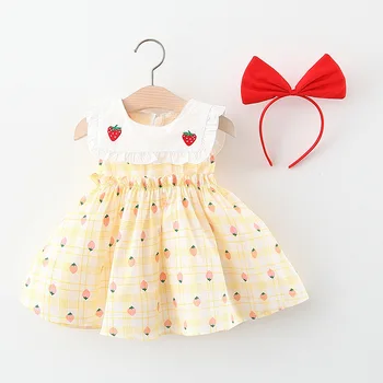 

(4 pieces/lot) 2020 Summer Girl's Dress Floral 042207