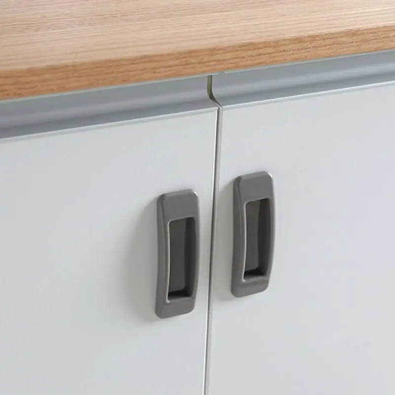 

2Pcs/set Door Handle Glass Window Drawer Cabinet Wardrobe Self-adhesive Convenient Creative Hot Selling Household Handles