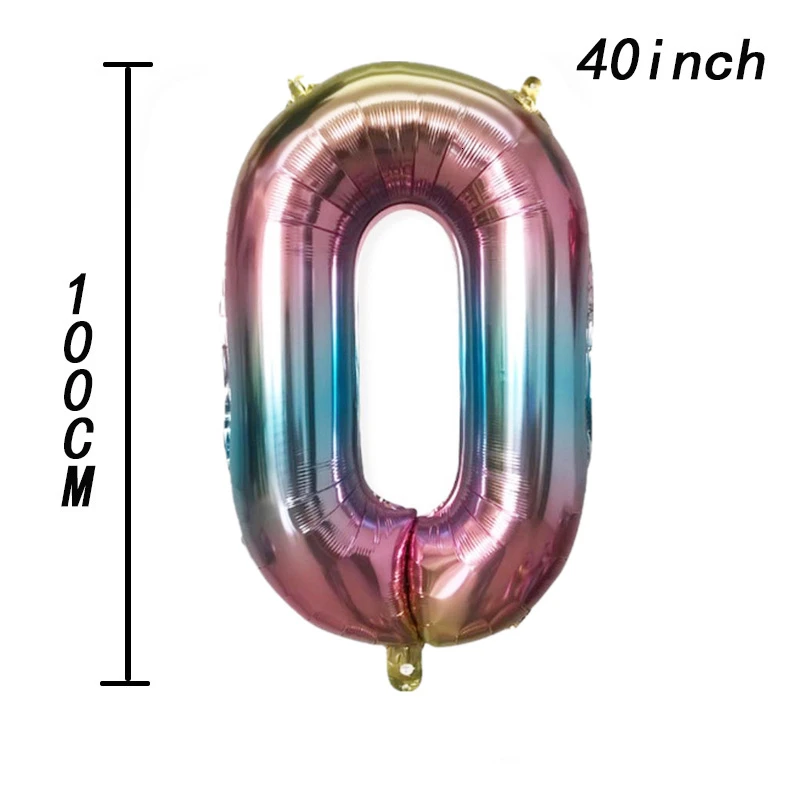 32/40 дюймов золотой черный серебряный шар с цифрами 1 день рождения украшения для детей и взрослых фольгированные шары для душа для малышей Globos