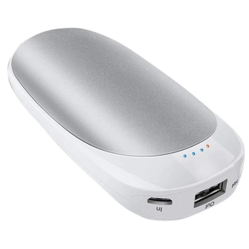 

Hand Warmers Rechargeable,5200MAh USB Portable Power Bank Heater Portable Reusable,for Indoor Outdoor Camping