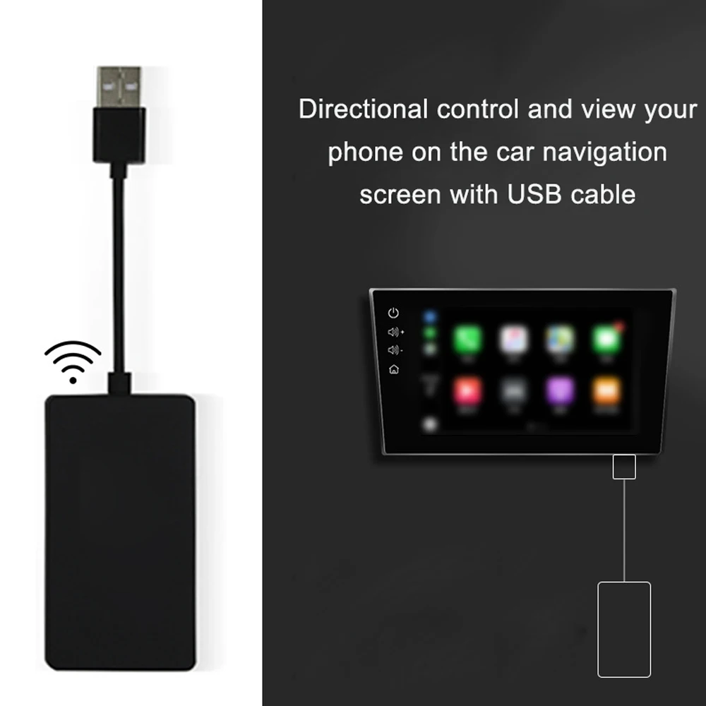 Универсальный беспроводной Wifi Bt подключение USB автомобильный игровой ключ модуль навигационный плеер Автомобильный игровой джойстик для iOS Android авто