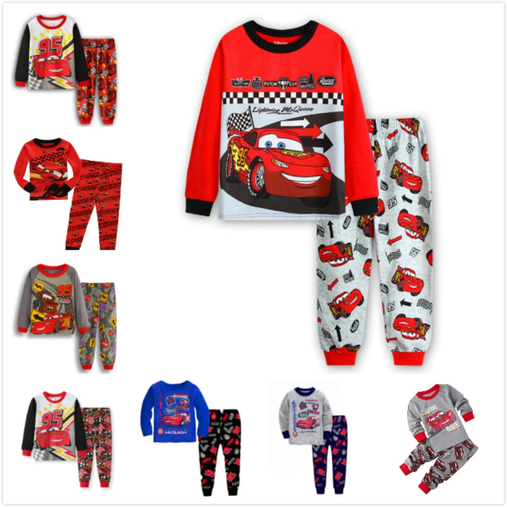 Kids Pajamas Sets Cartoon Pixar Cars Lightning Mcqueen Children Sleepwear Baby Boy Girl Pyjamas Pijamas Cotton Nightwear Clothes Pajama Sets Aliexpress