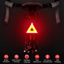 Велосипедный светильник, умный автоматический старт/стоп-сигнал, велосипедный светильник, светильник-вспышка, USB Перезаряжаемый, 5 моделей, велосипедный светильник