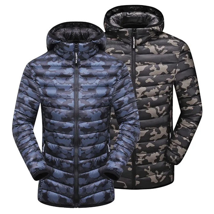 Rlyaeiz осенние куртки мужские повседневные Chaquetas Hombre Сверхлегкий Камуфляжный пуховик Зимнее пальто мужская легкая куртка