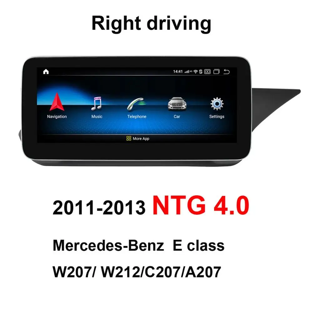 2011-2013 NTG4.0 10,25 дюймовый автомобильный мультимедийный плеер для Mercedes-Benz E class W207/W212/C207/A207(NTG4.0/4,5) Автомобильный gps-навигатор Android 9,0 - Цвет: 2011-2013 NTG4.0