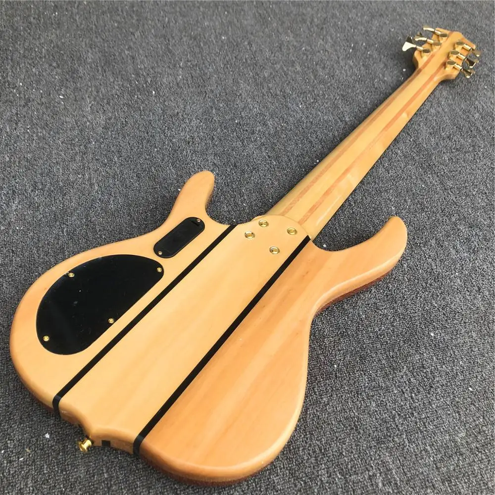 Новинка, Кен Смит burst maple, 6 струн, бас-гитара, Заводская активная звукосниматель, электрическая бас-гитара, Золотое оборудование