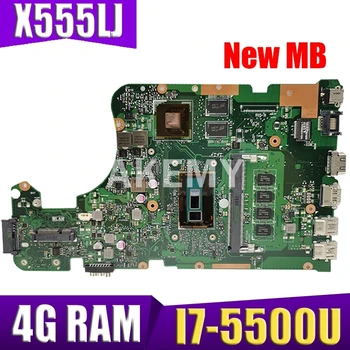 

X555LJ LVDS MAIN_BD_4G/i7-5500CPU/AS GT920M/2G mainboard REV3.6 For Asus X555LJ LB X555LF X555LD X555L VM590L laptop motherboard