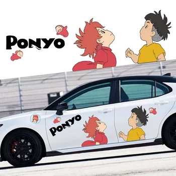 

The Goldfish On The Cliff Ji Po Niu And Zong Jie Car Stickers Car Animation Cartoon Cute Body Creative Personality Stickers