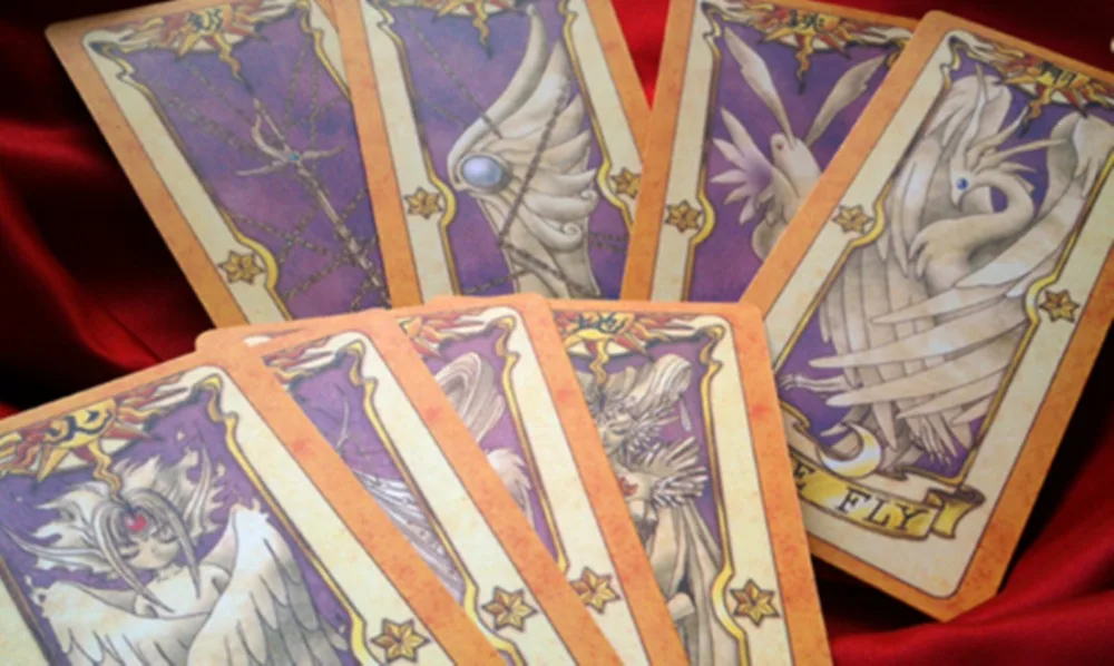 Аниме 53 шт Cardcaptor Sakura Clow Набор карточек с золотой Клоу книга в коробке подарок