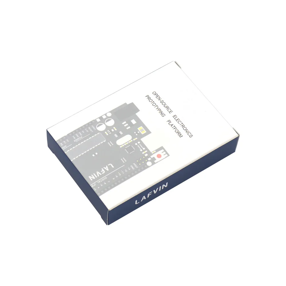 LAFVIN для UNO R3 плата ATmega328P ATMEGA16U2 макетная с USB кабелем Arduino розничной