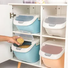 Pet Cat собачий контейнер для еды с шкивом пластиковая кормушка для собак коробка для хранения еды анти-окисление свежая пищевая емкость для корма собак товары для домашних животных