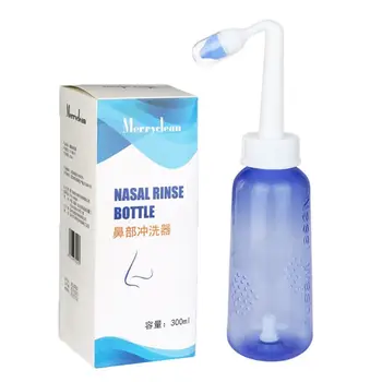 

Portable Manual Neti Pot Sinus Rinse Bottle Adult children nasal irrigator 300ml