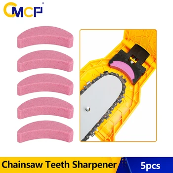 

CMCP 5pcs Chainsaw Teeth Sharpener Grinding Chain Stone Grinding Chain Accessories Sharpening Tool