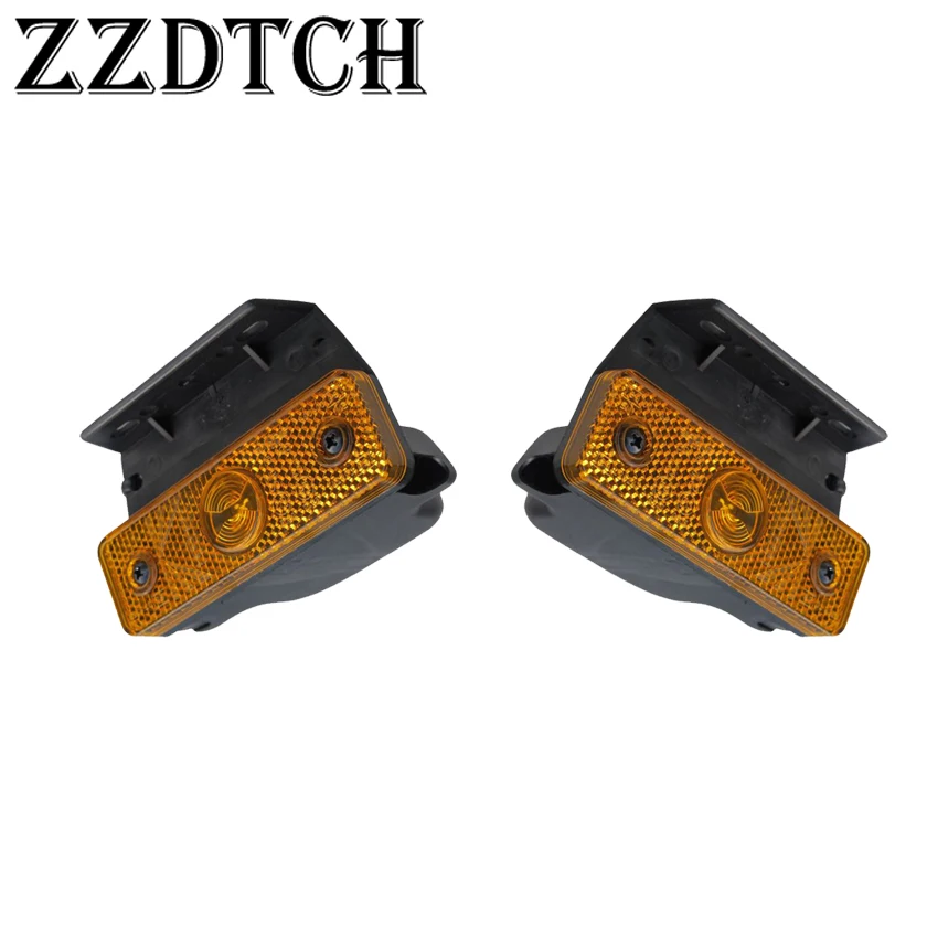 ZZDTCH 2 шт. 24 В 1 Led Грузовик Трейлер боковые габаритные огни, используемые для грузовика SCANIA боковая лампа
