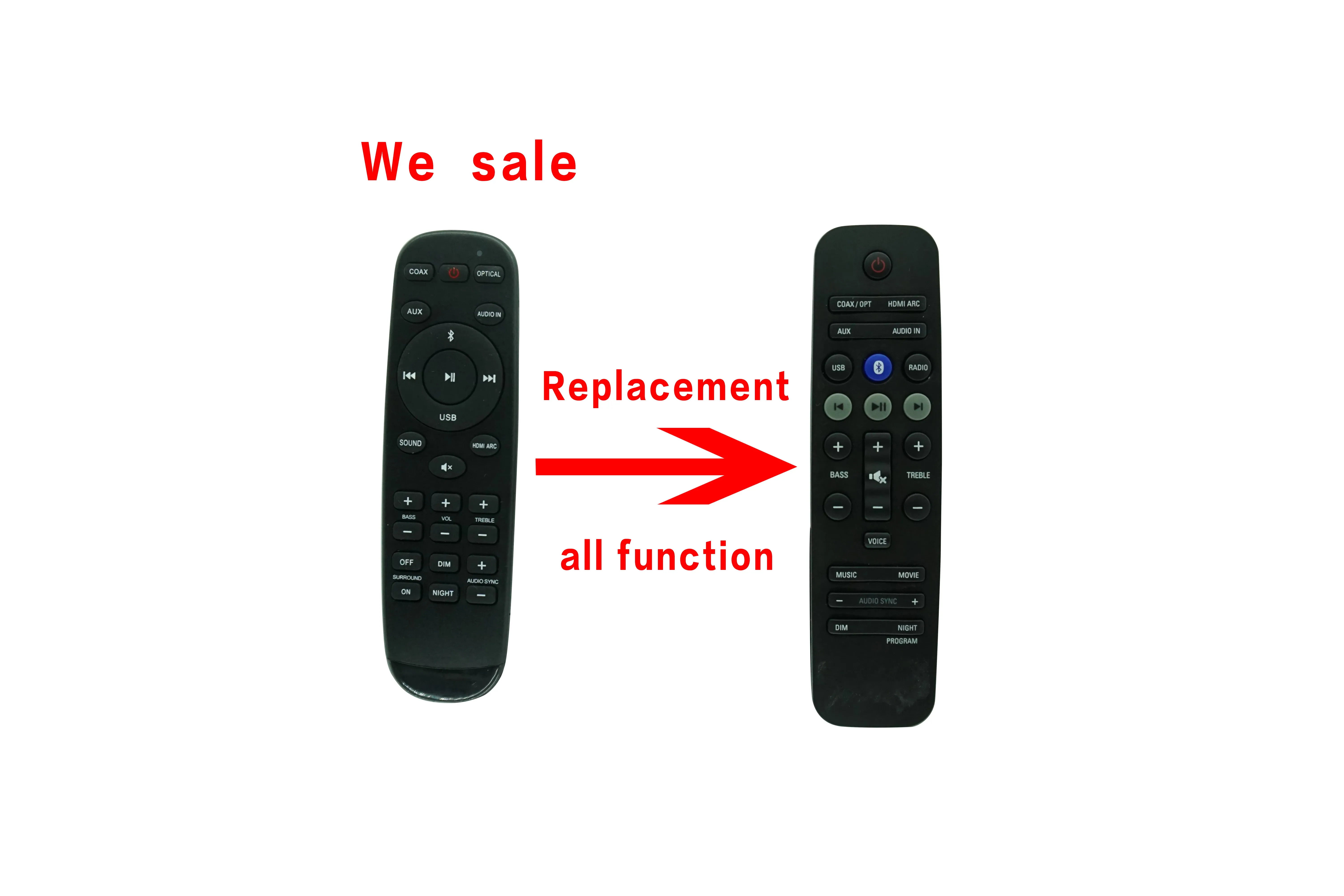 Remote Control For Philips HTL2101X HTL3140B HTL3140B/05 HTL3140B/79 HTL3140S/12 HTL3140B/12 Home Soundbar speakers Syst