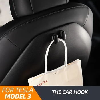 

Heenvn Model3 Car Seat Headrest Hook Fit for Tesla Model 3 S X Y Hanger Accessories Holder Auto Accessorie For Tesla model three