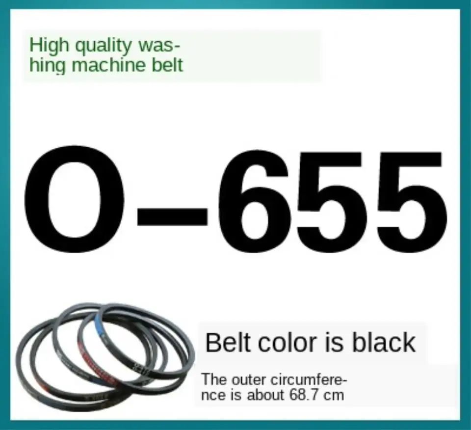 O-655E Washing Machine Drive Belt Home Appliance Parts Appliances