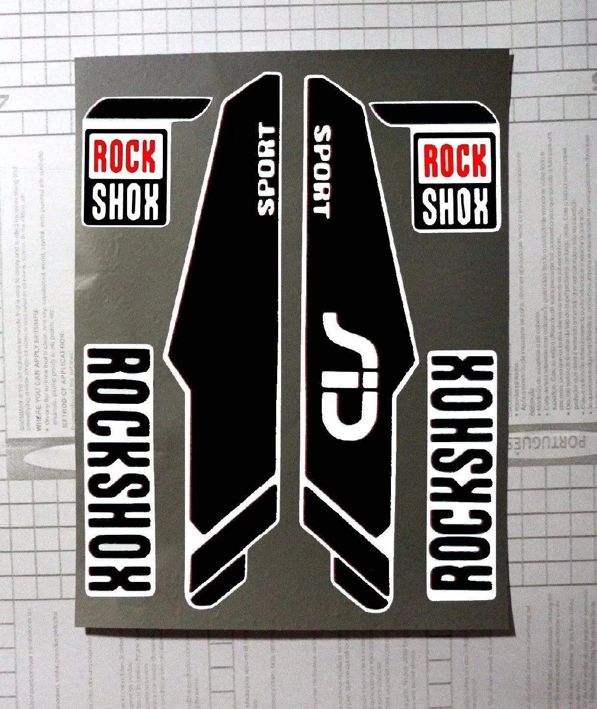 SID RockShox горный велосипед наклейки на вилке для MTB DIY Светоотражающие гонки наклейки