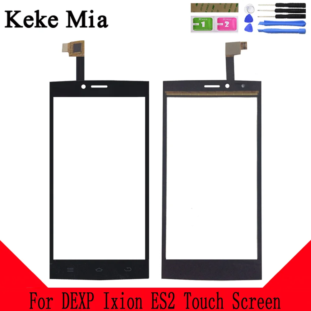 

Keke Mia 4.0" Mobile Phone TouchScreen For DEXP Ixion ES2 Touch Screen Glass Digitizer Panel Lens Sensor Free Adhesive+Wipes