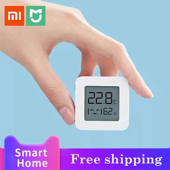 

[Newest Version] XIAOMI Mijia Bluetooth Thermometer 2 Wireless Smart Electric Digital Hygrometer Thermometer Work with Mijia APP