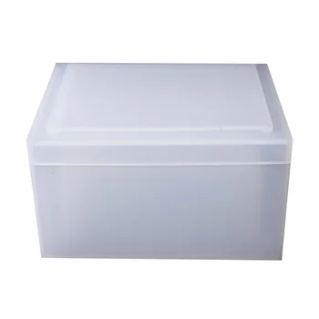 

1PC DIY Tissue Box Mold Crystal Epoxy Mold Reusable Silicone Molds Napkin Holder Mold for Class Home