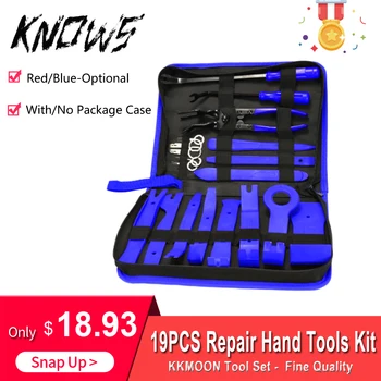 

19pcs Portable Auto Car Radio Panel Door Clip Panel Trim Dash Audio Removal Installer Pry Kit Repair Tool Car-Styling Keys Piler