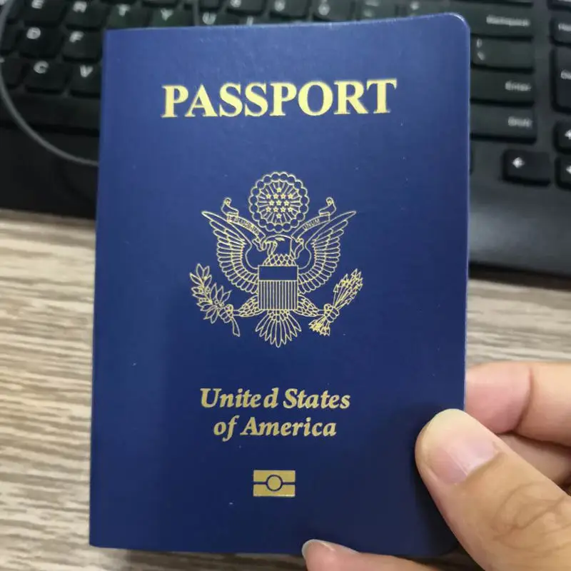 Pasaporte falso en blanco, accesorios de enseñanza, 1 Uds.